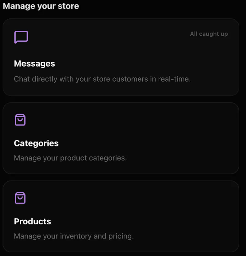 Tiny Commerce screenshot 1