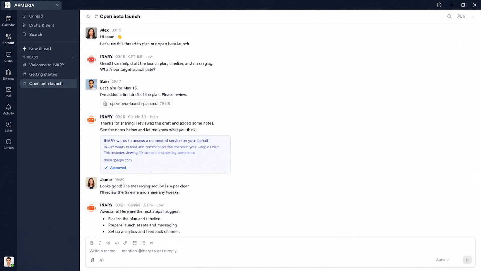 INARY screenshot 1