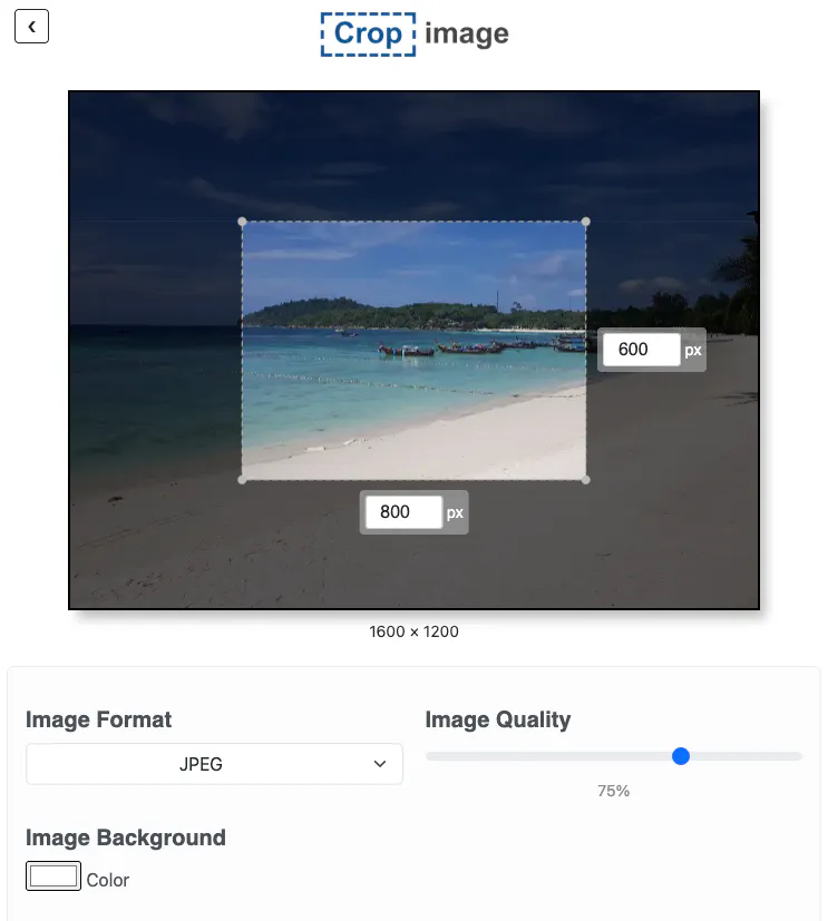 Crop Image gallery image