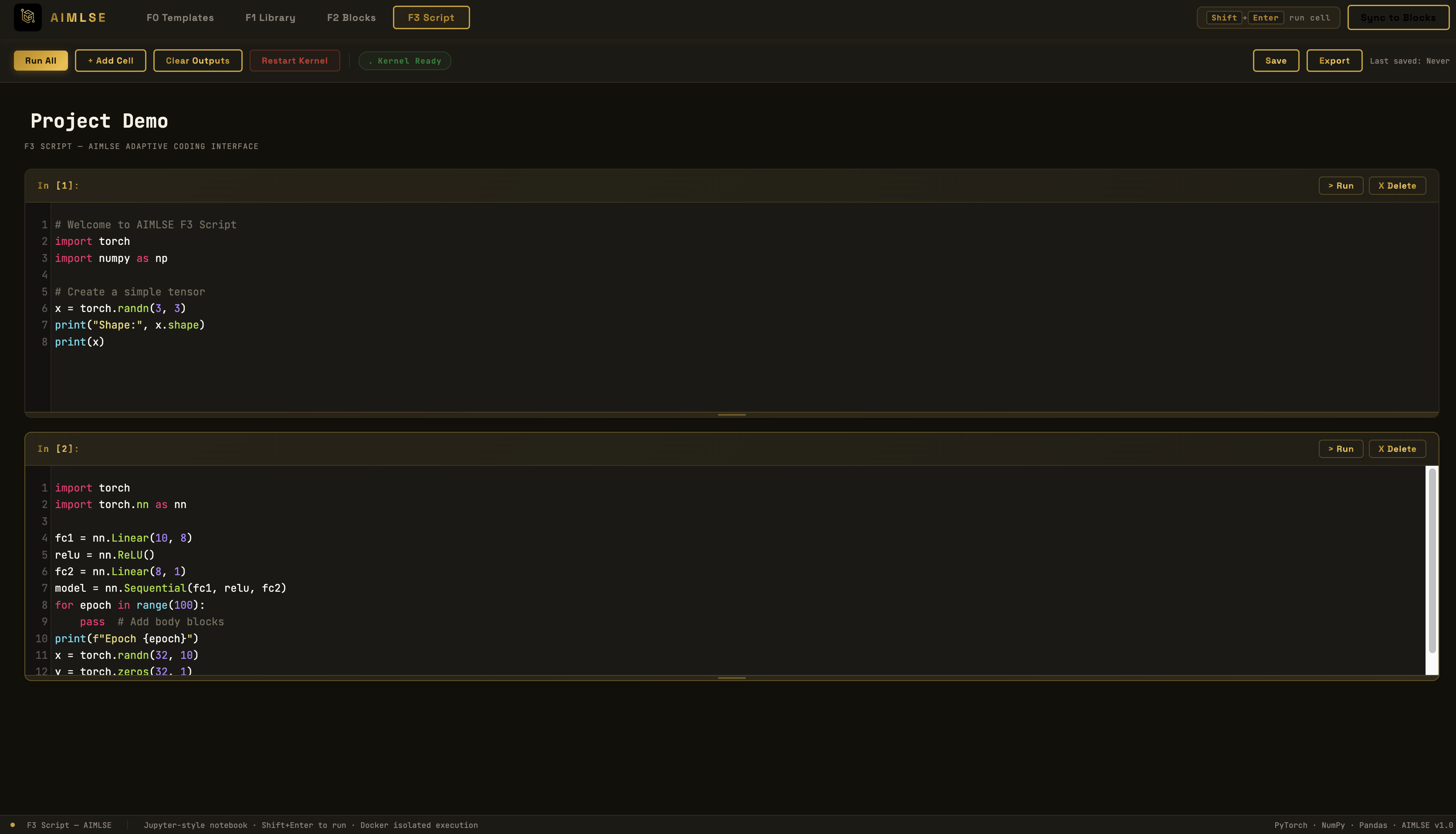 Adaptive Coding Interface Beta 1 gallery image