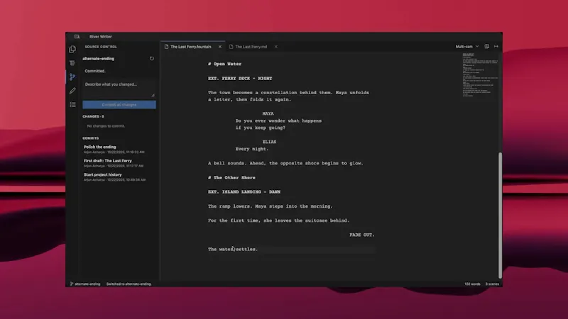 River Writer screenshot 1 (video preview)