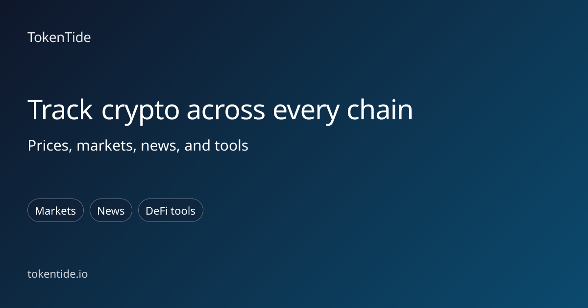 TokenTide - Screenshot 2 showing product features and functionality