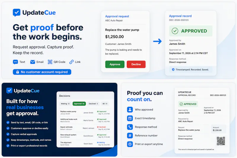 UpdateCue screenshot 1