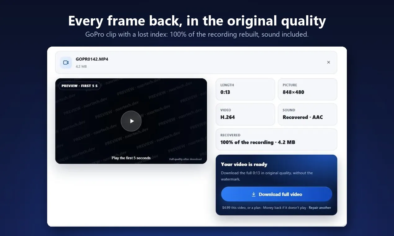Video Repair Online gallery image