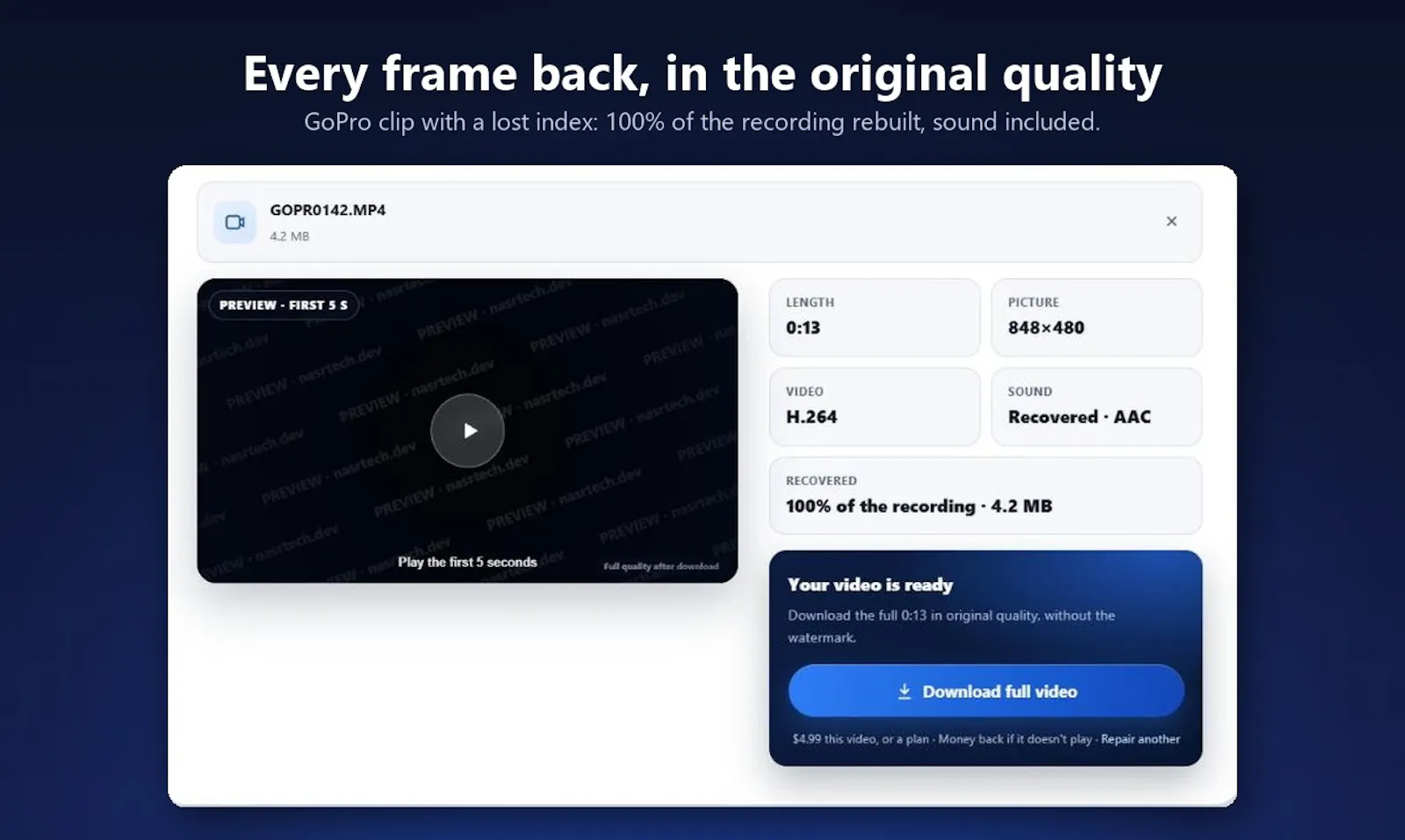 Video Repair Online screenshot 2