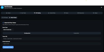 DevConsole gallery image