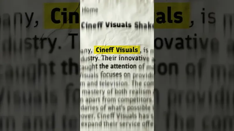 TextMatchCut screenshot 1 (video preview)