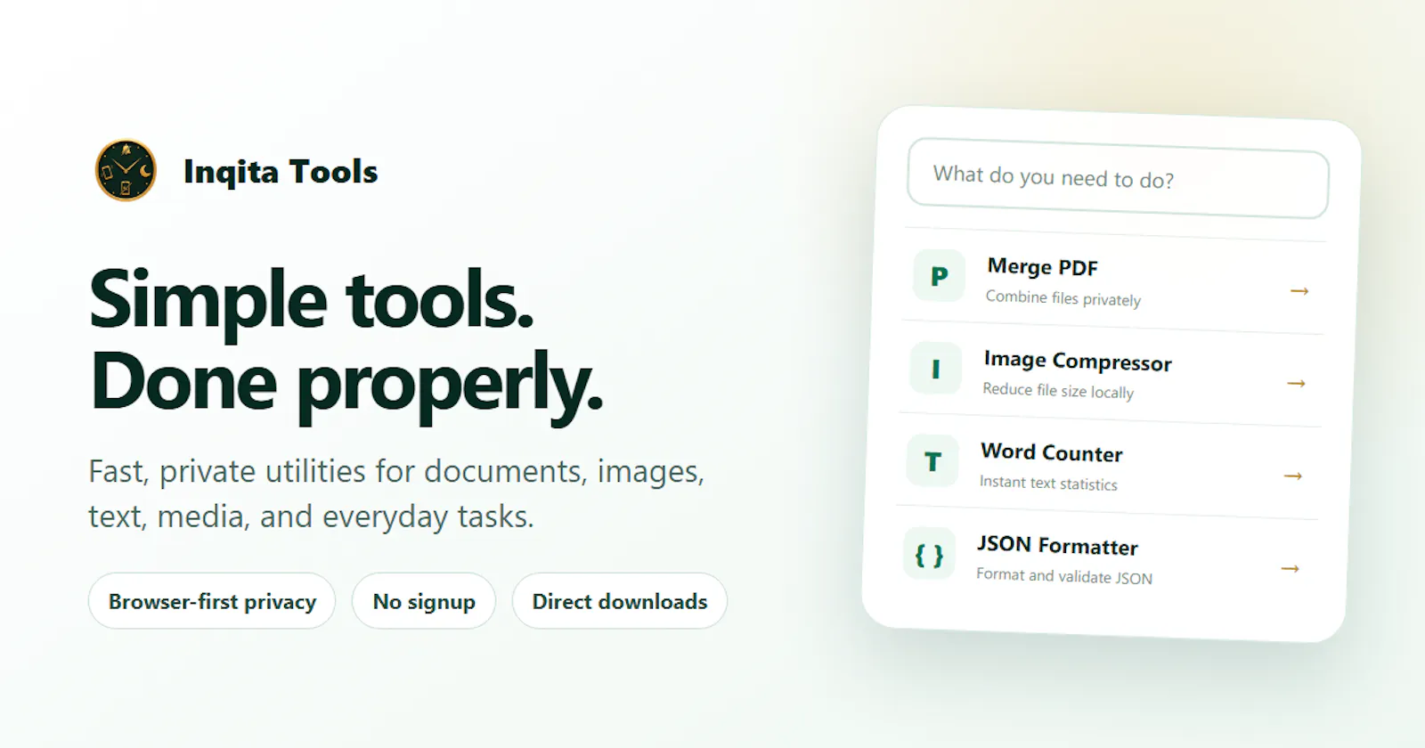 Inqita Tools screenshot 1
