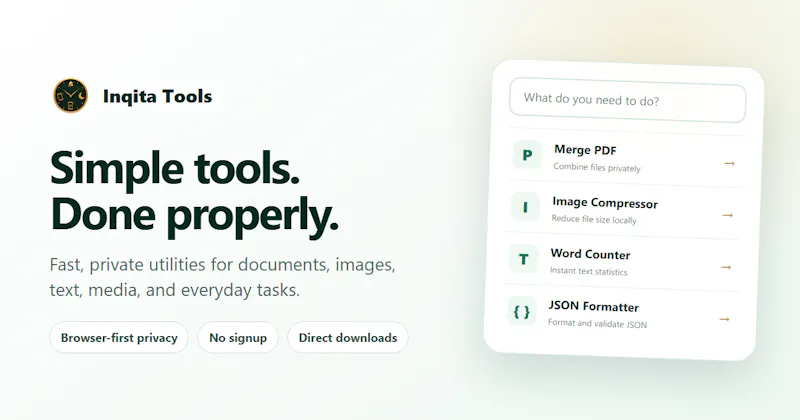 Inqita Tools screenshot 1