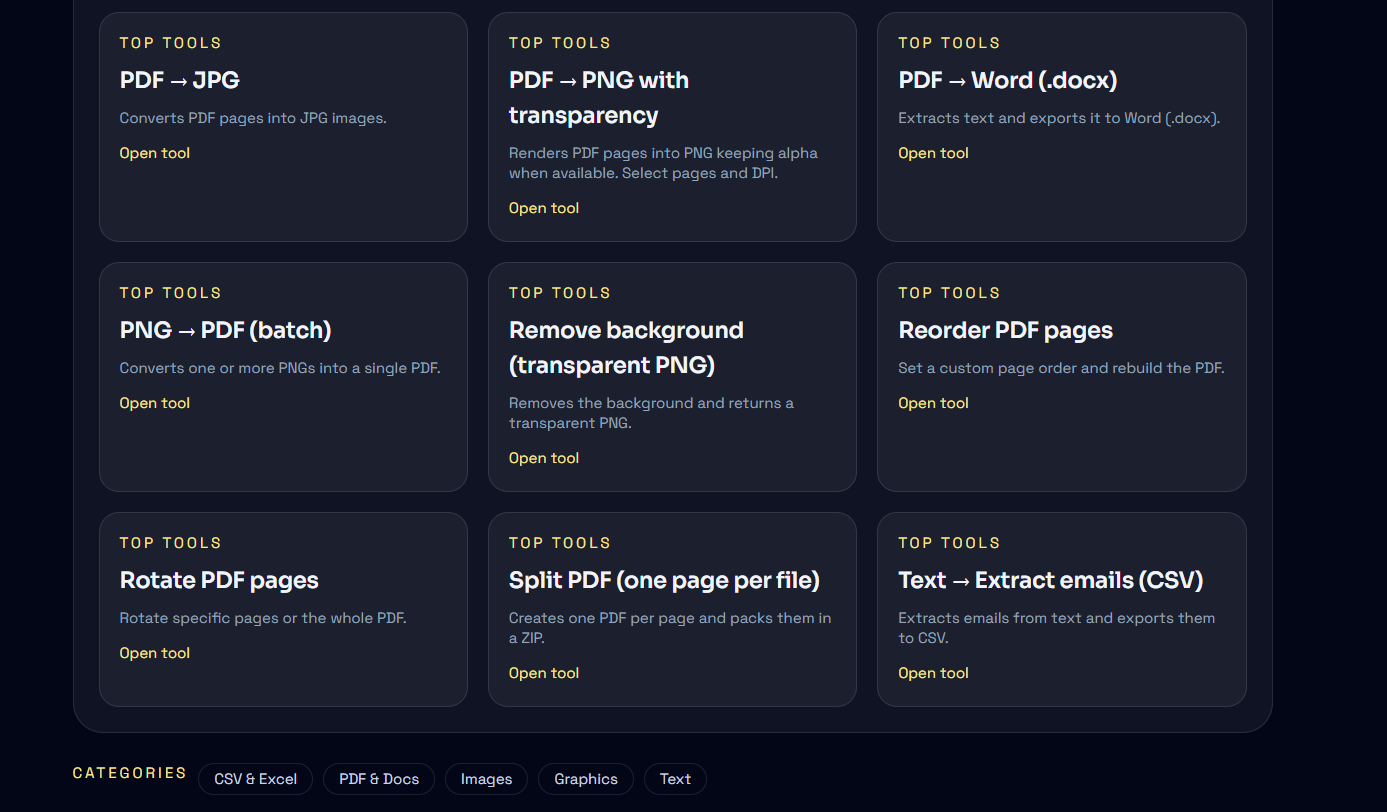 Quantikdash Tools - Screenshot 5 showing product features and functionality