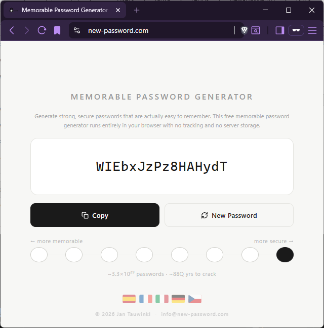 Memorable Password Generator gallery image