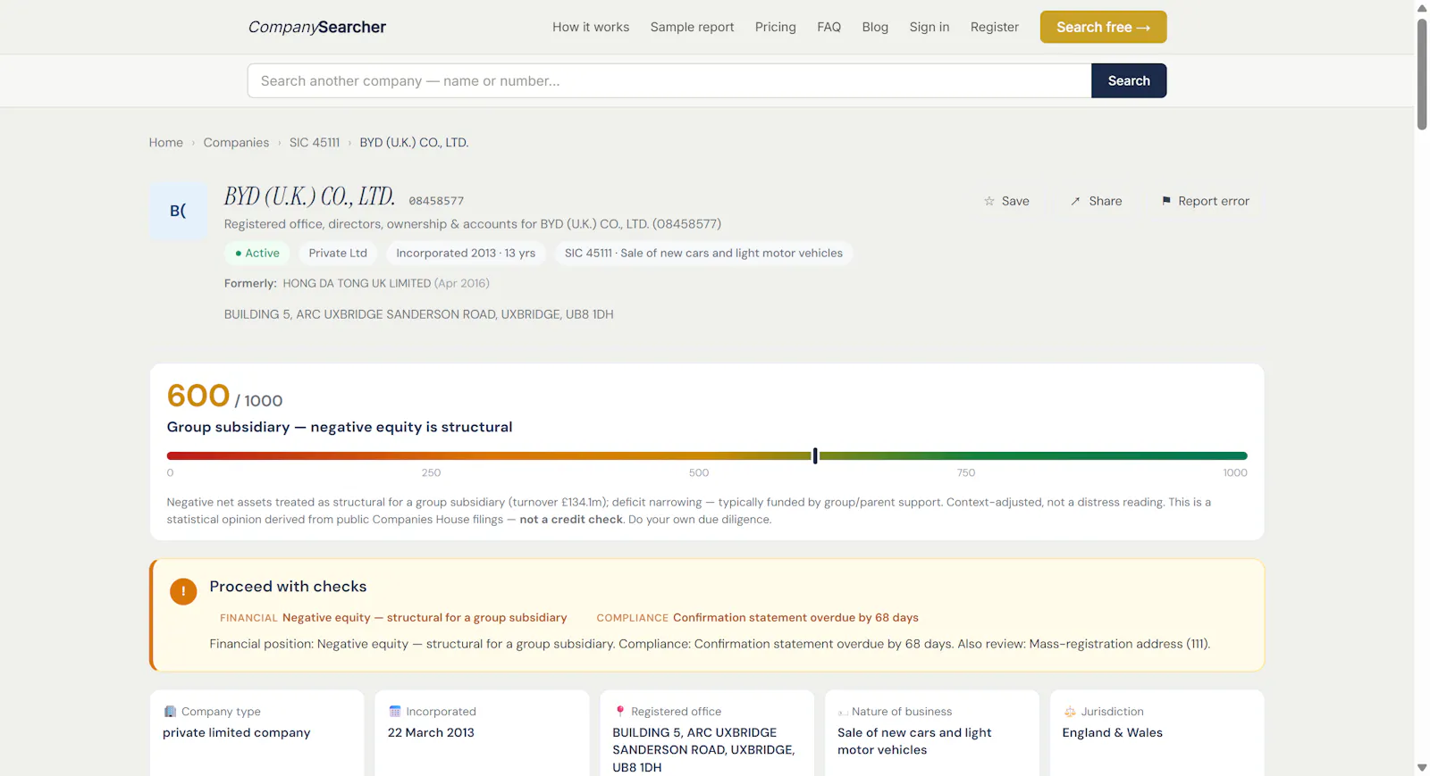 CompanySearcher screenshot 3