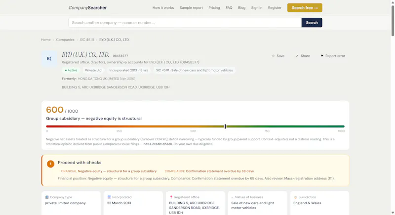 CompanySearcher screenshot 3
