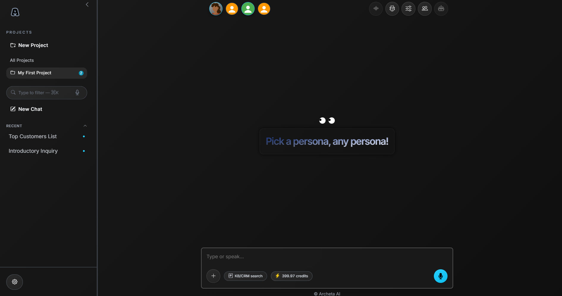Archeta AI Early Access - Screenshot 3 showing product features and functionality