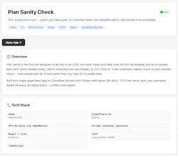 Plan Sanity gallery image