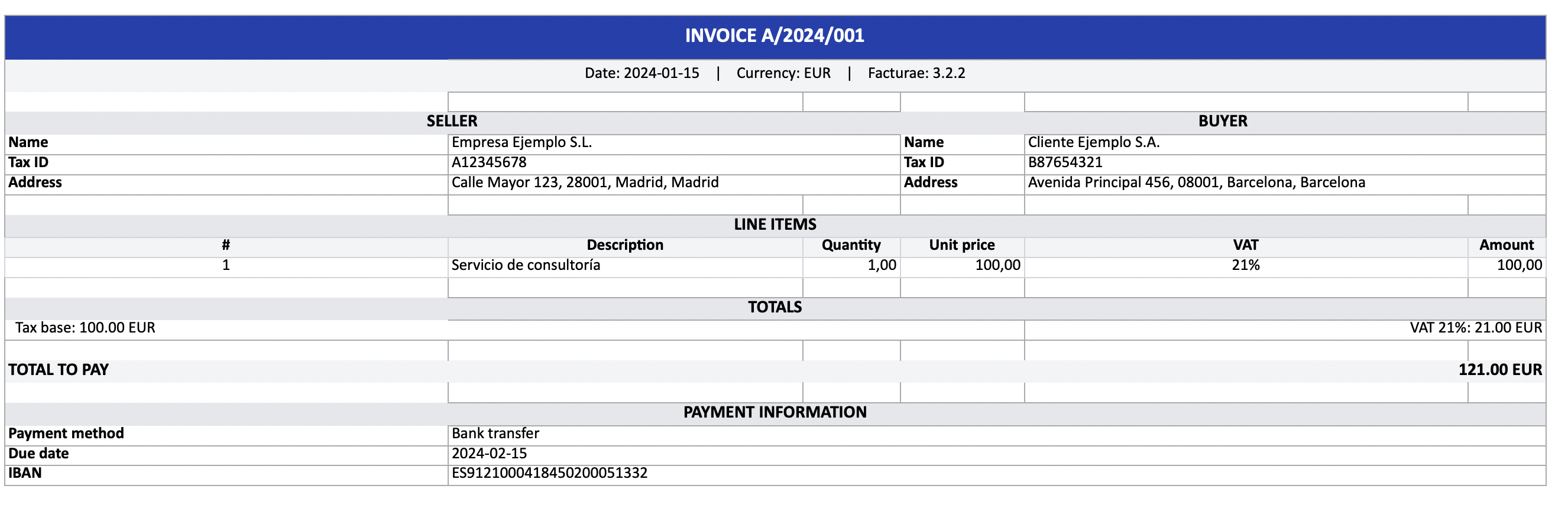 FacturaView gallery image