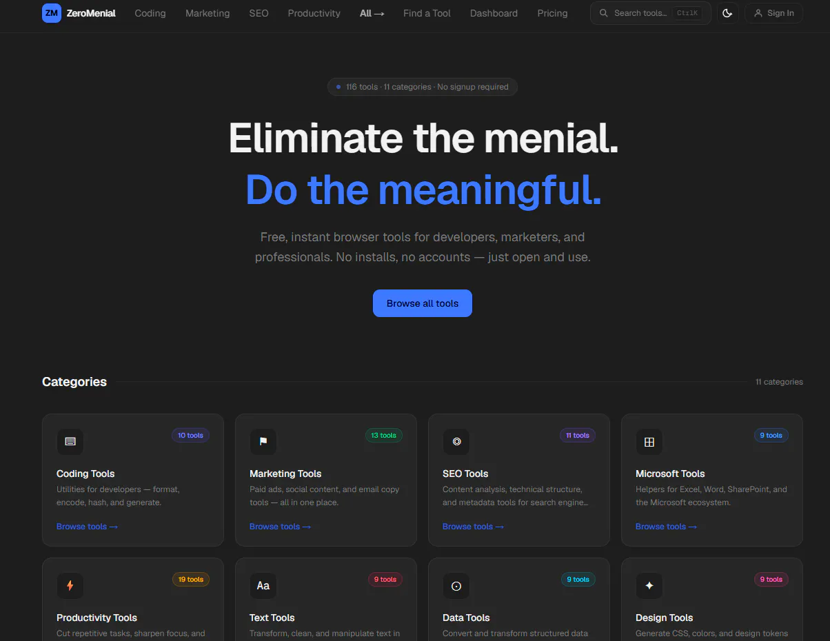 ZeroMenial gallery image