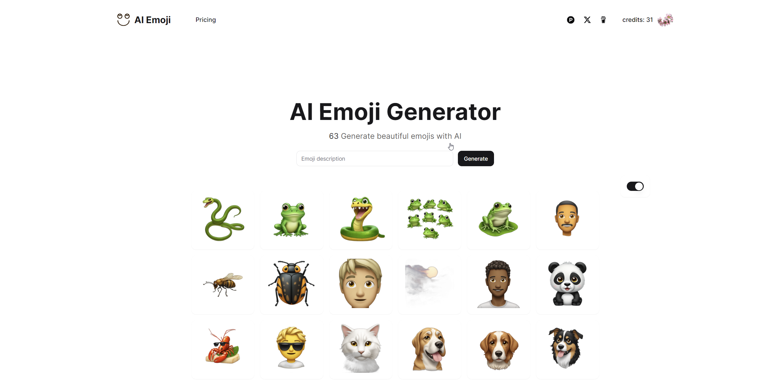 AI Emoji Generator gallery image