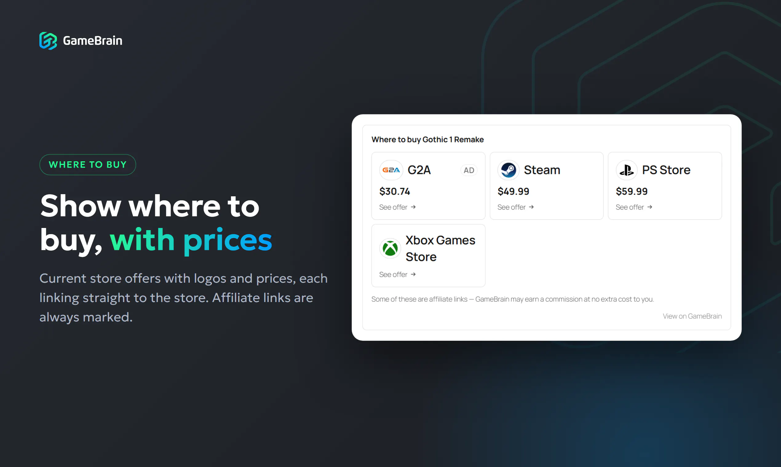GameBrain for WordPress gallery image