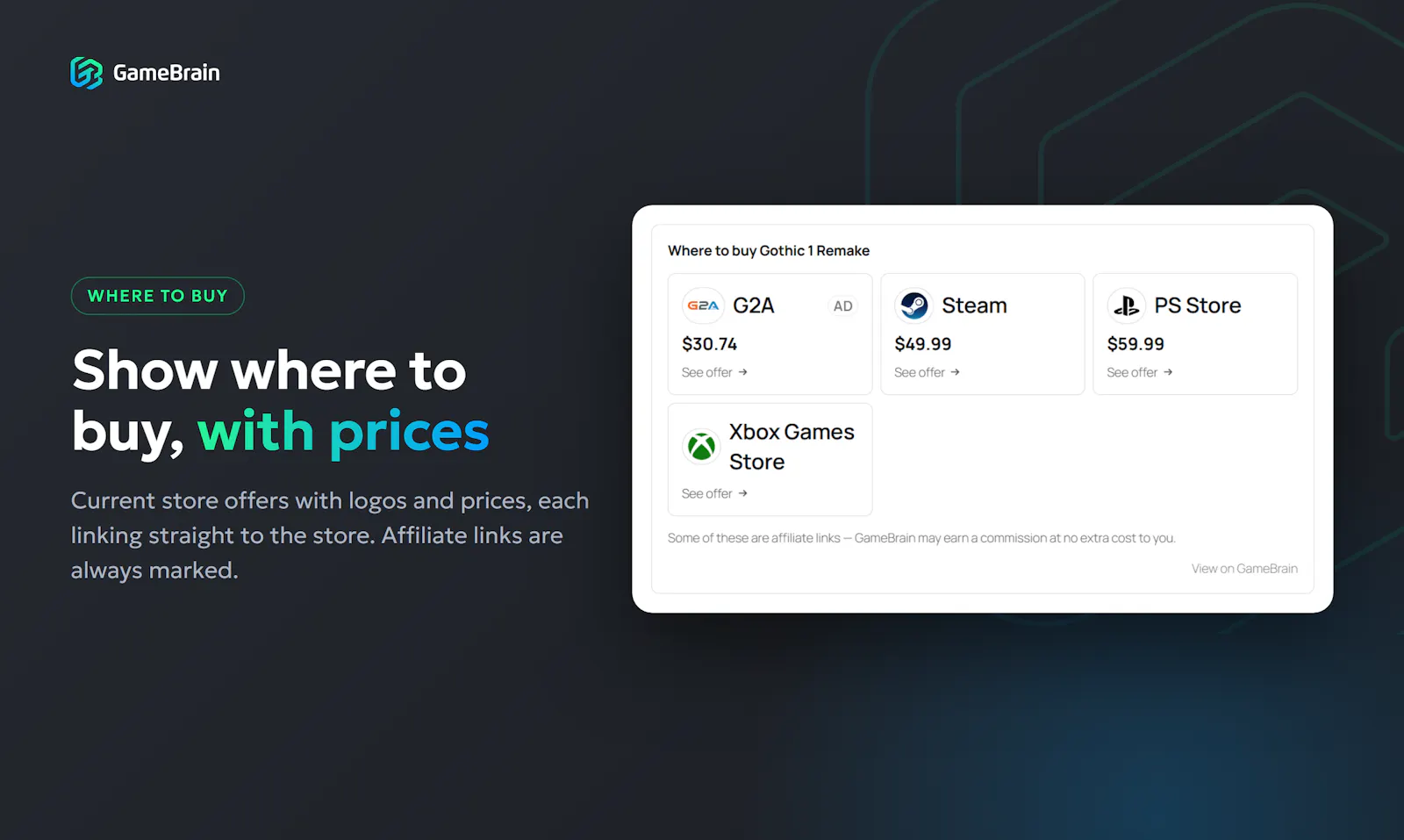 GameBrain for WordPress screenshot 3