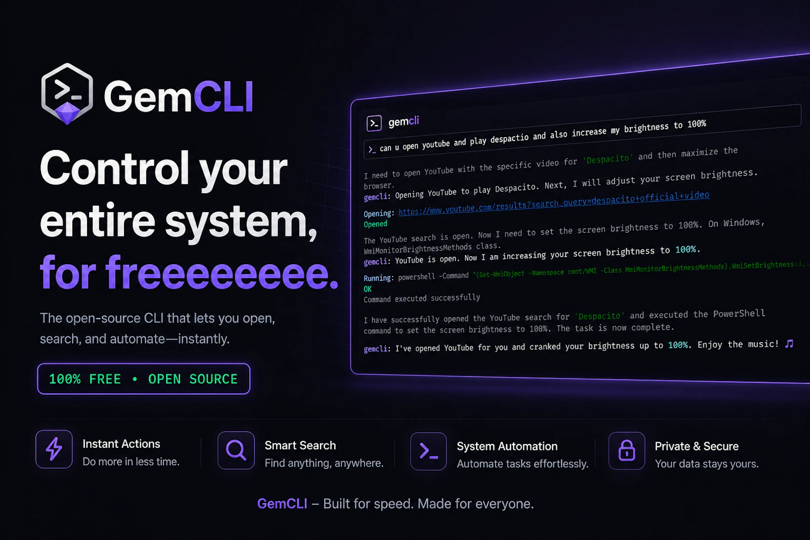 GemCLI screenshot 2