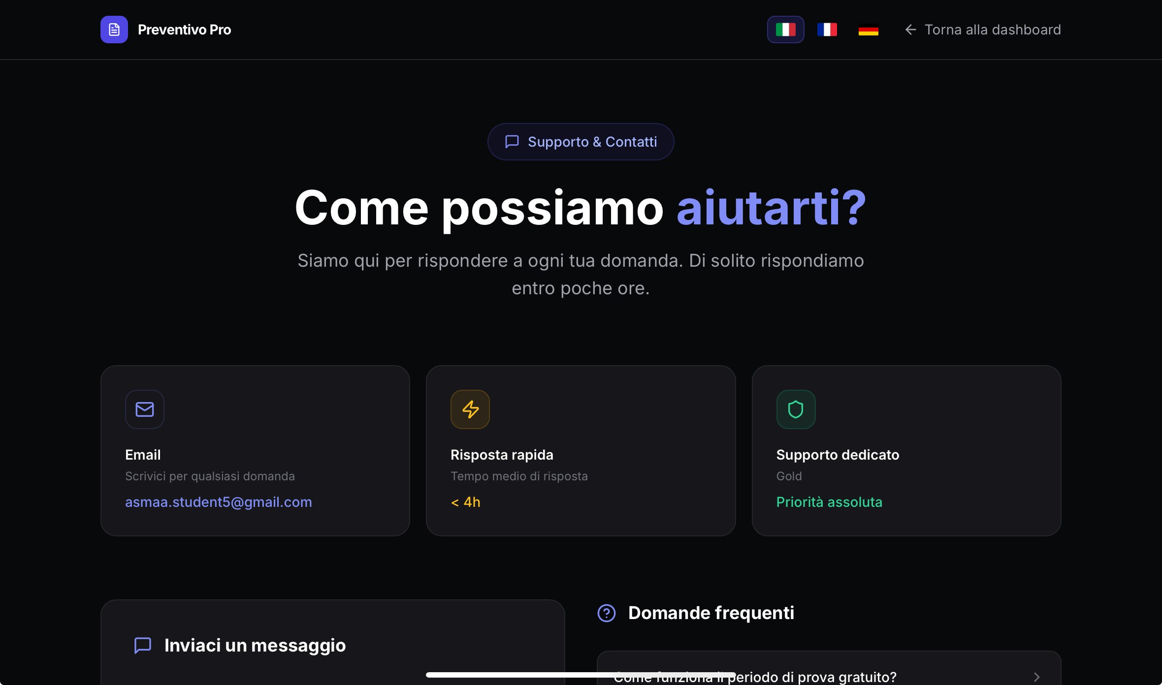 Preventivo Pro gallery image
