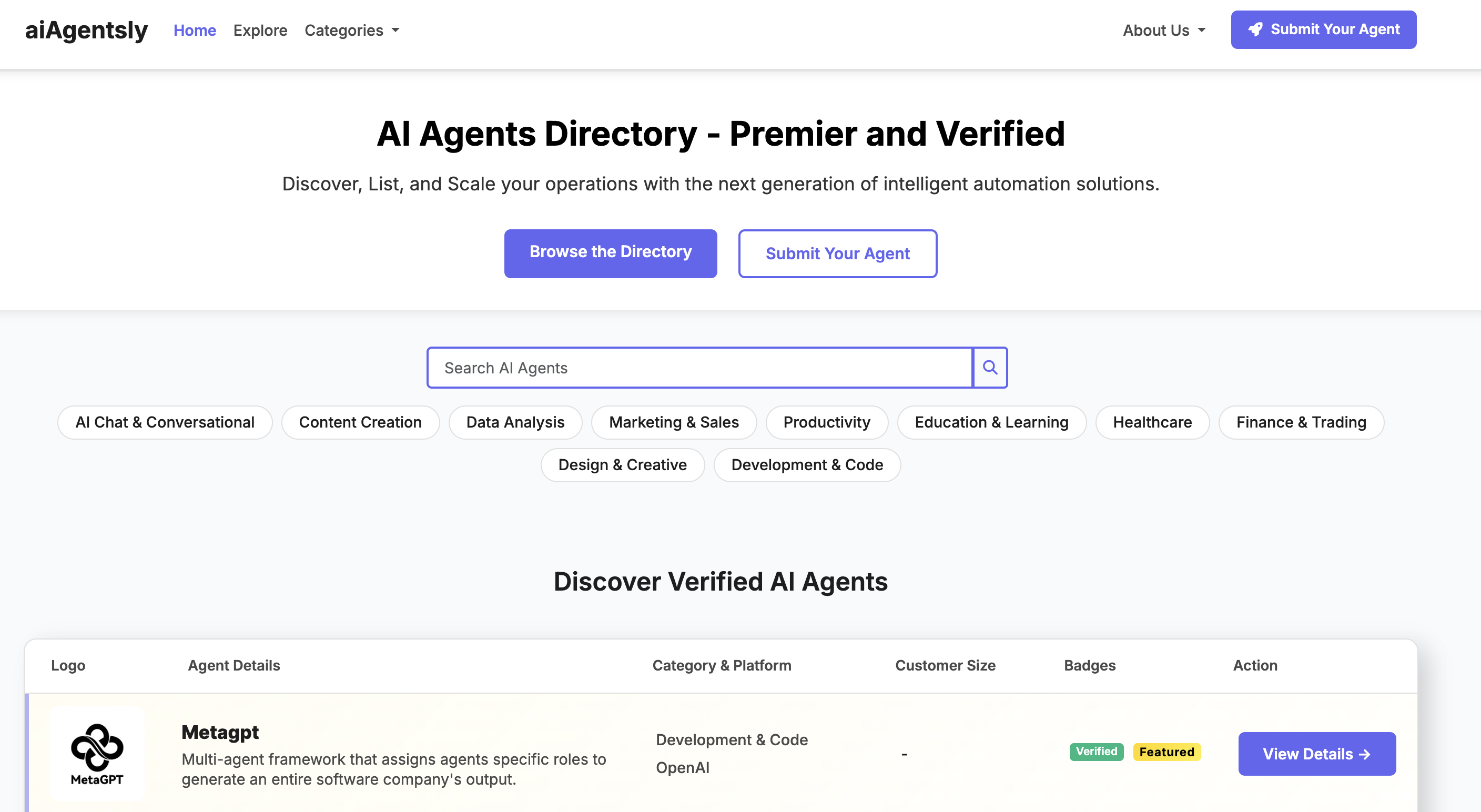 aiAgentsly gallery image