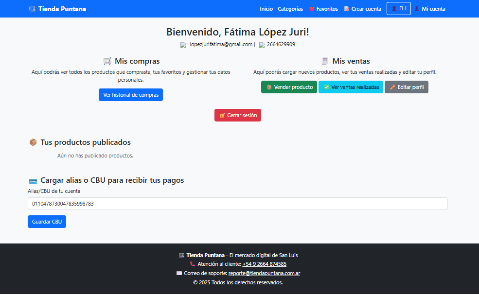 Marketplace PHP | Tienda Puntana - Crea tu tienda digital autogestionada. media 9