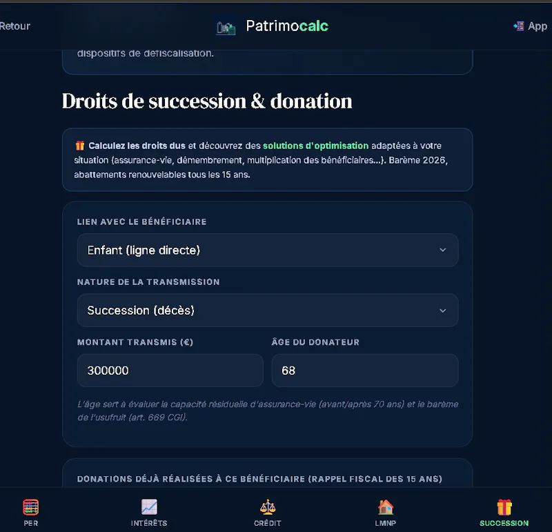 Patrimocalc screenshot 7