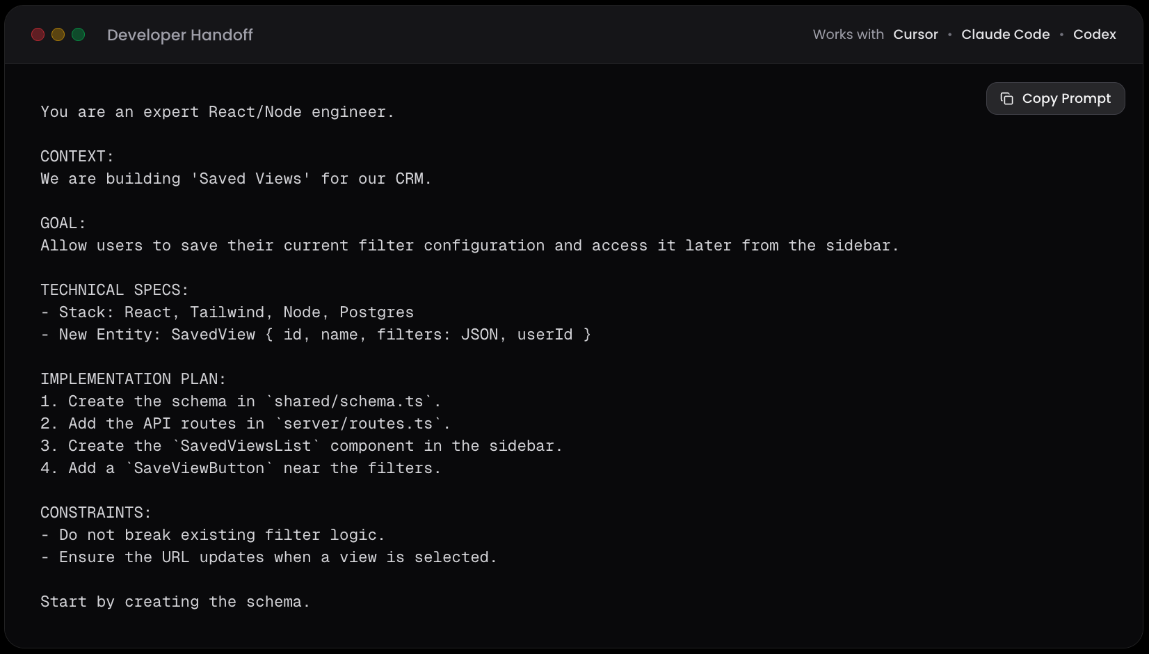 Steve Jobz — the AI Product Manager - Screenshot 4 showing product features and functionality