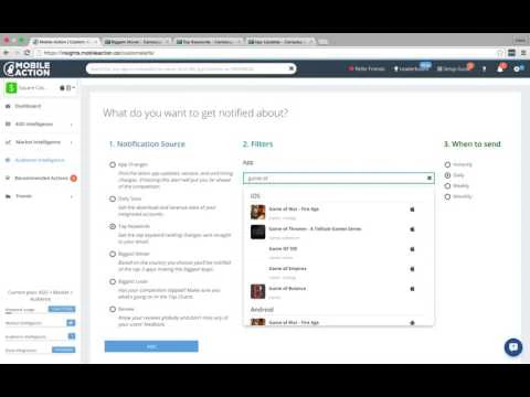 App Store Custom Alerts by Mobile Action