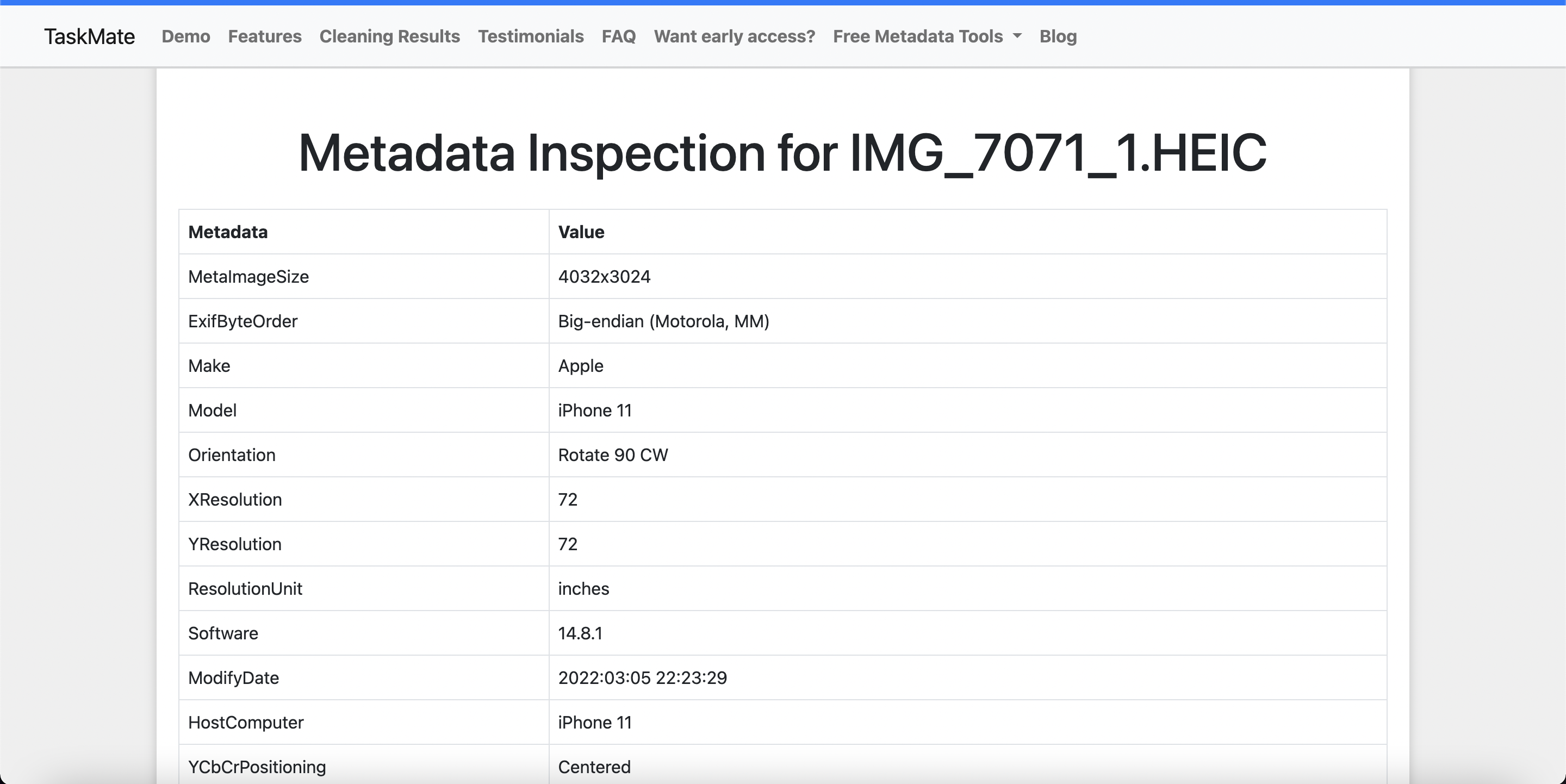Metadata Cleaner |Compagno di attività media 3