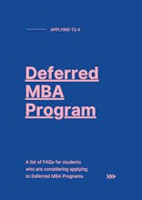 Deferred MBA Guidebook gallery image