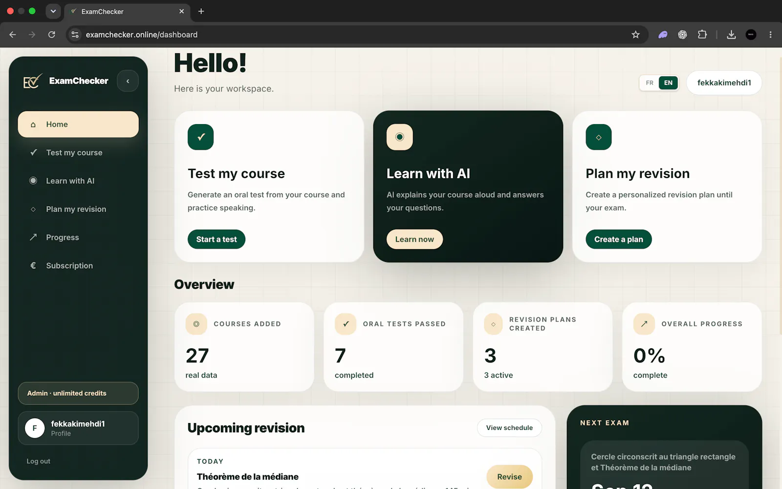 ExamChecker screenshot 2