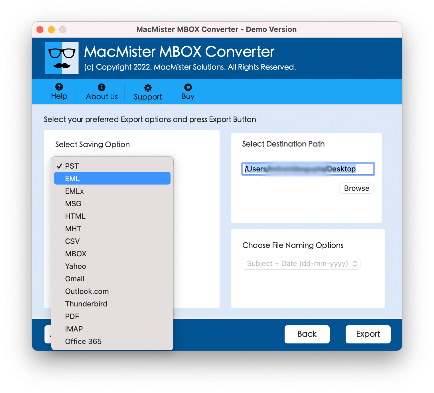 MacArmy MBOX Converter for Mac media 2