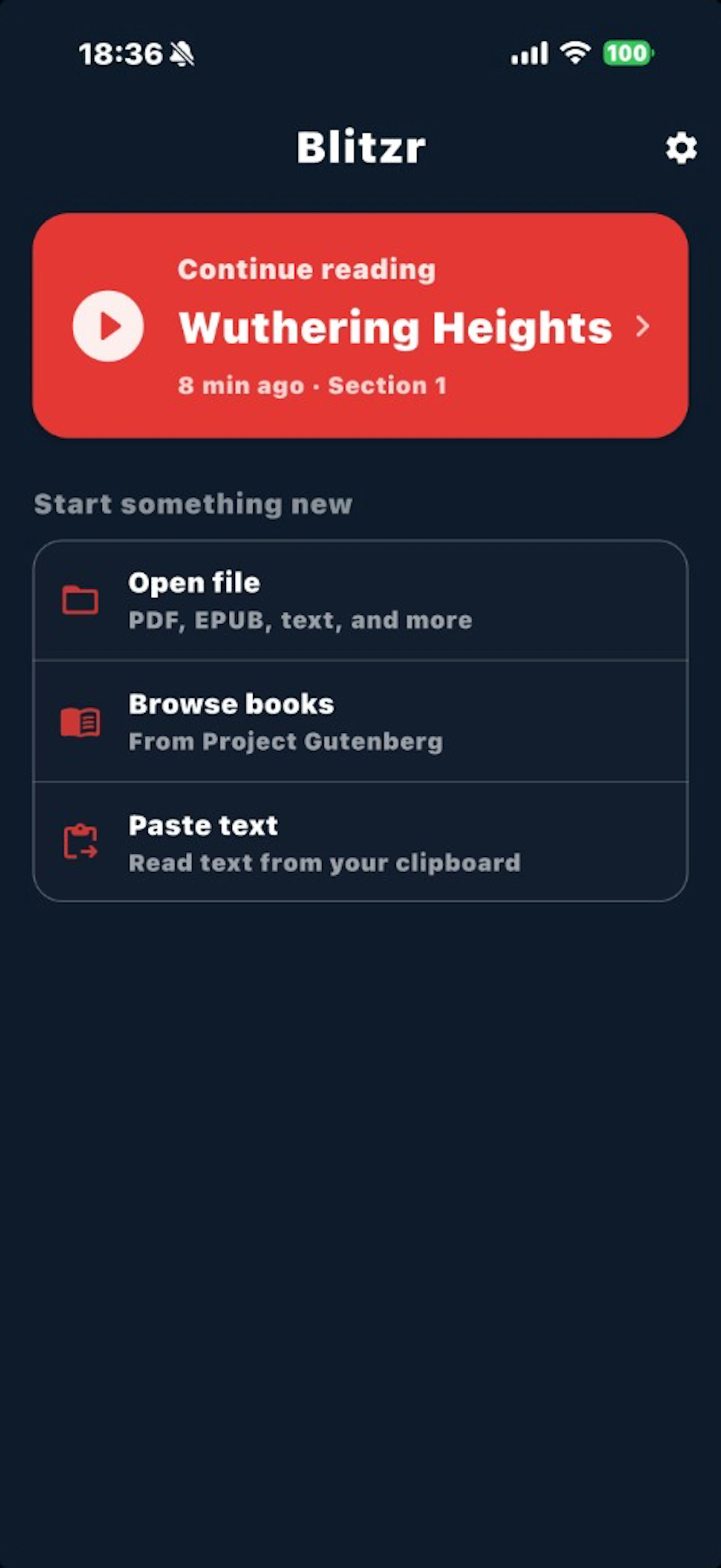 Blitzr screenshot 2