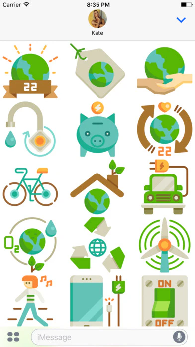 Earth Day Stickers Pack