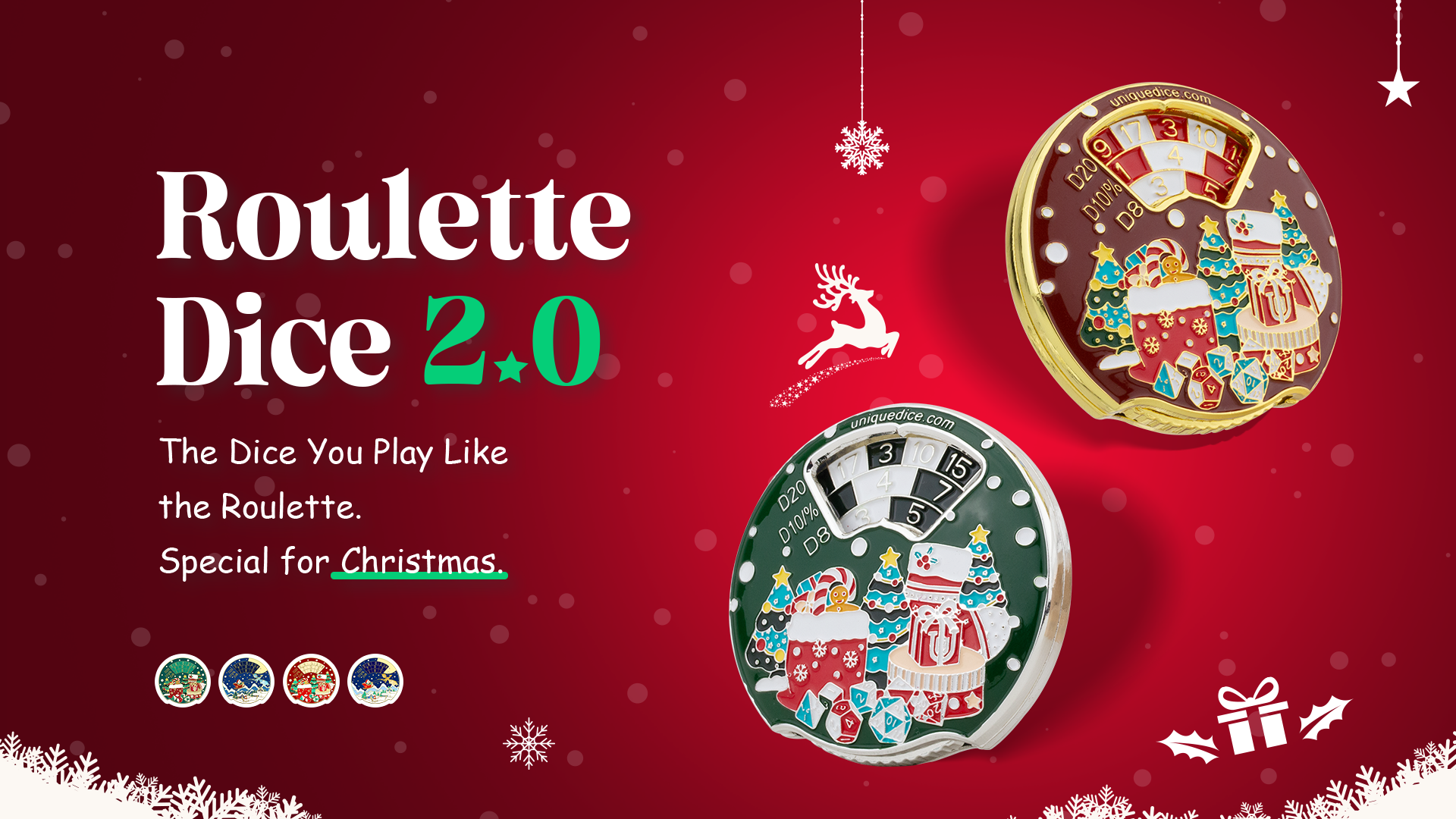 Media Roulette Dice 2.0 Phiên bản Giáng sinh 2