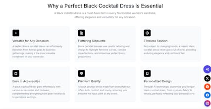 BlackCocktailDress gallery image