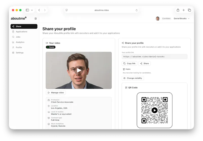 AboutMe.video screenshot 3