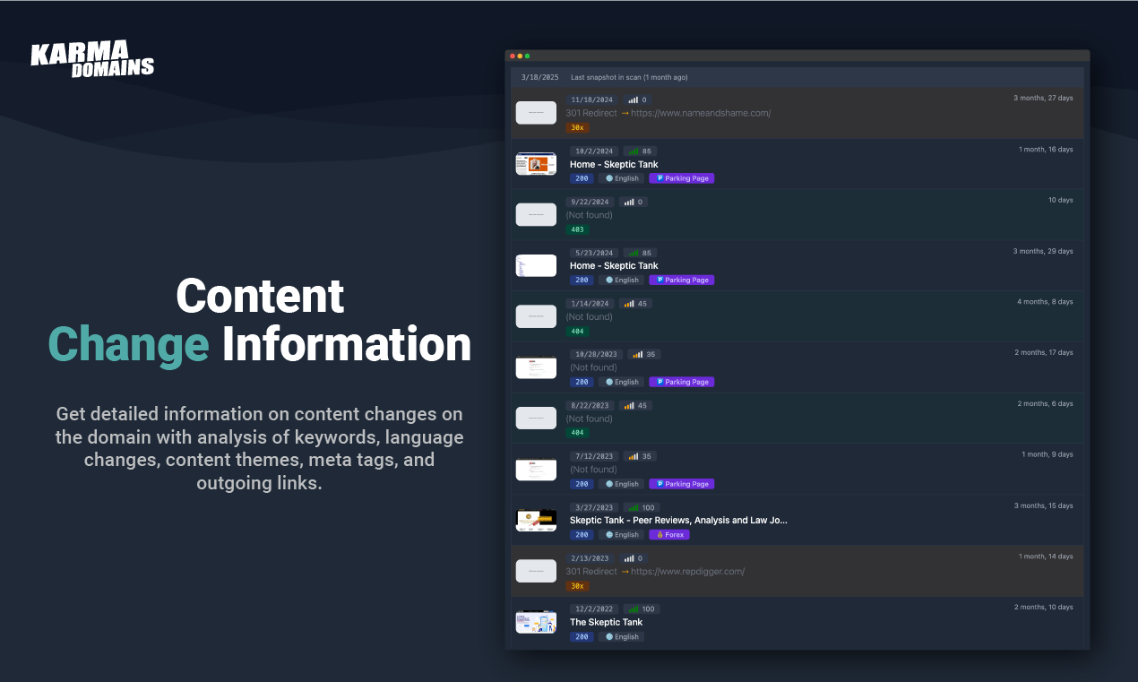 Karma.Domains gallery image