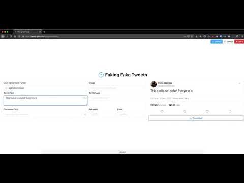 Faking Fake Tweets gallery image