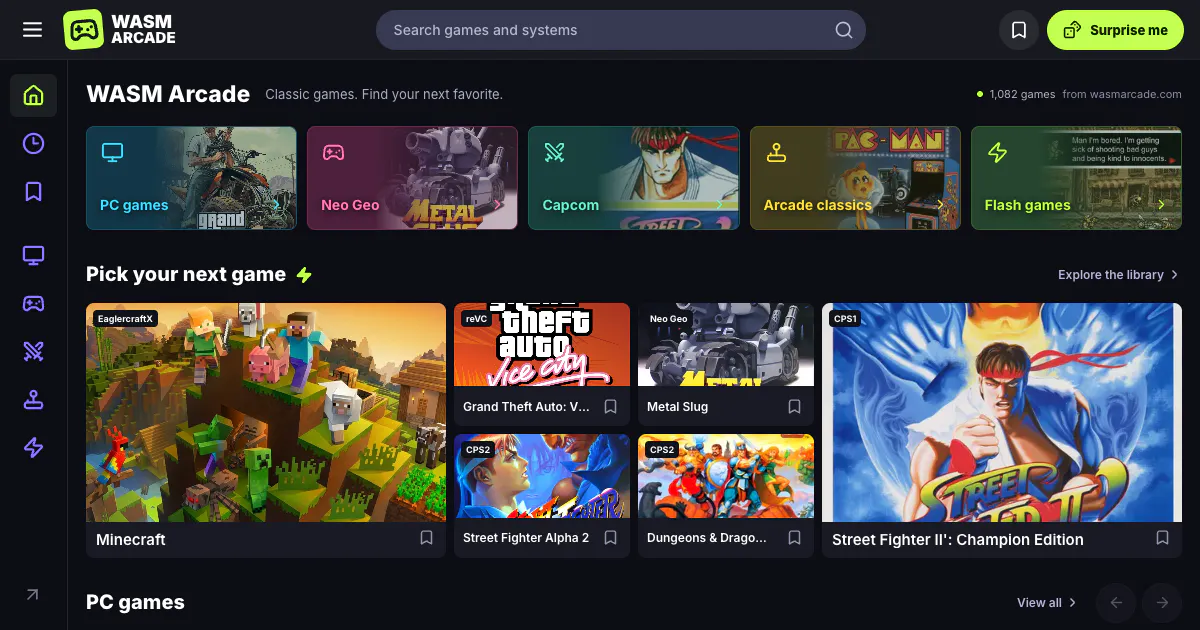 WASM Arcade gallery image