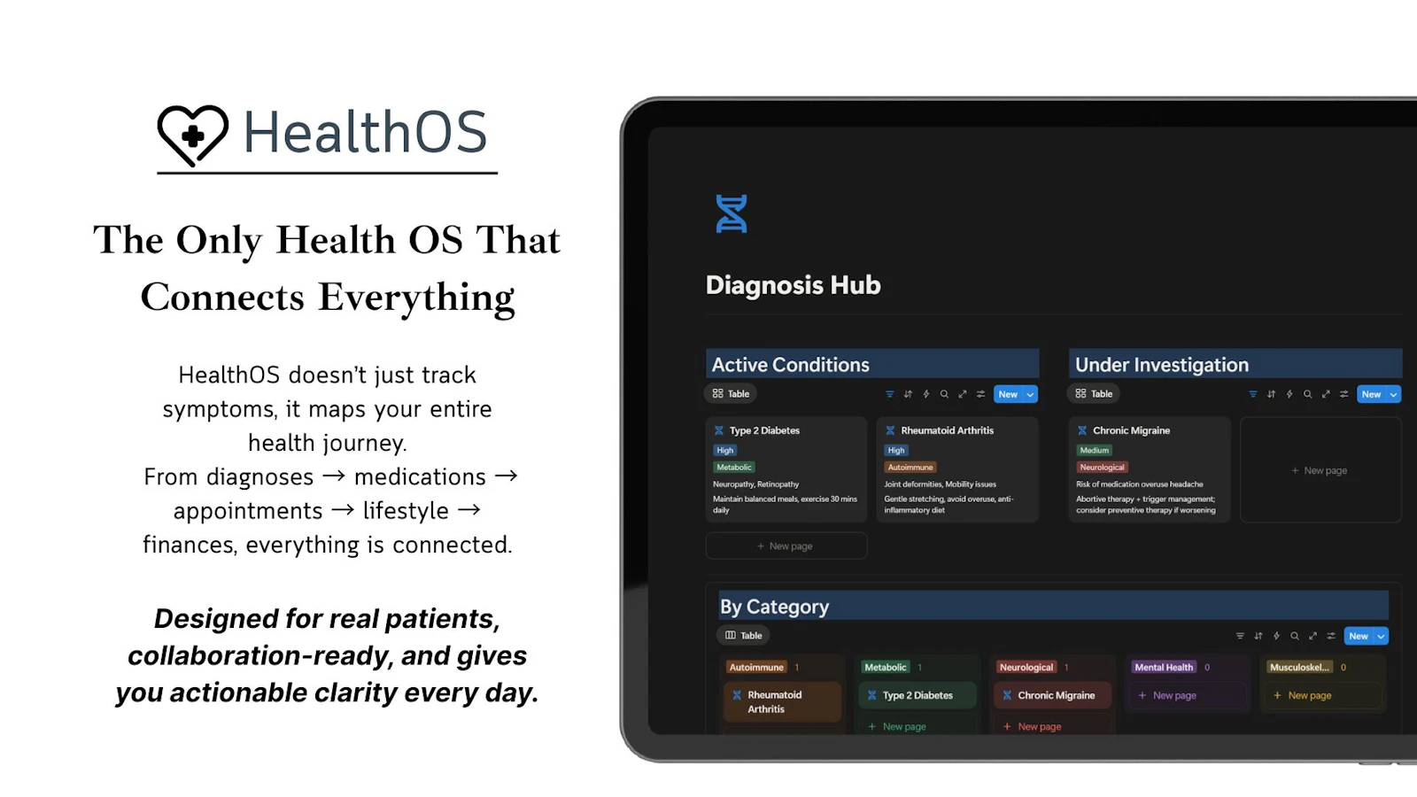 HealthOS screenshot 2