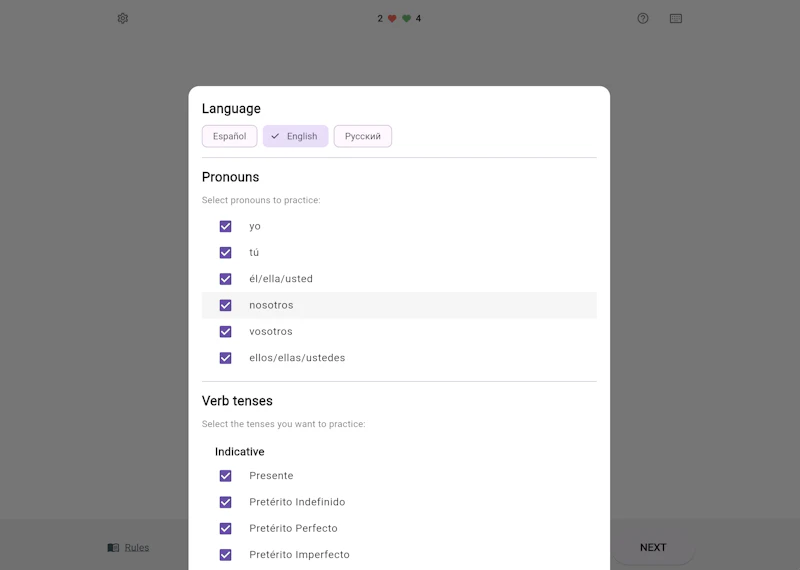 Verbos.app — Master Spanish Verbs screenshot 4
