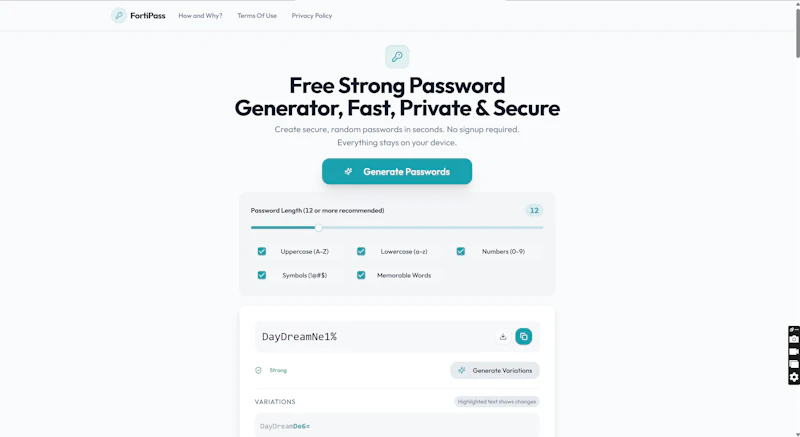 FortiPass screenshot 1
