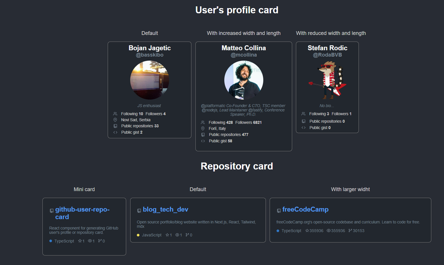 GitHub Kullanıcı Deposu Kartı media 1