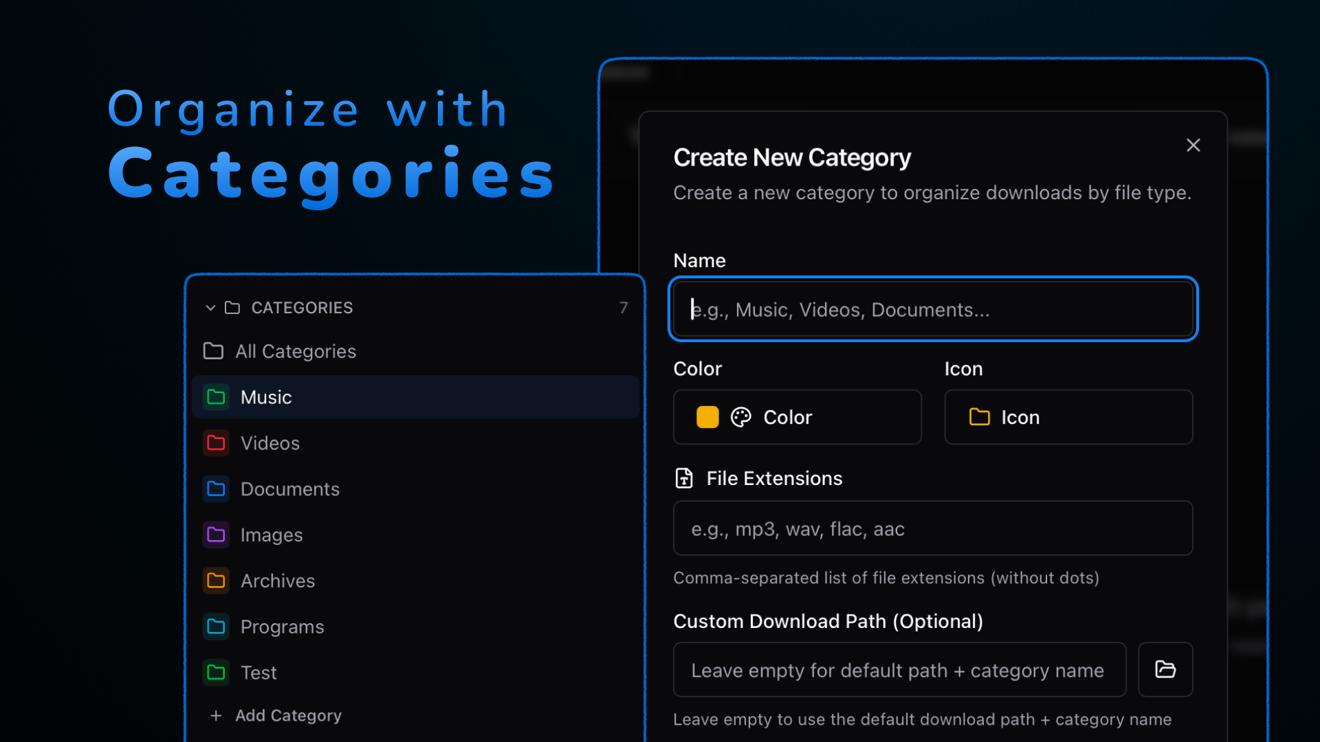 DLMan - Screenshot 4 showing product features and functionality