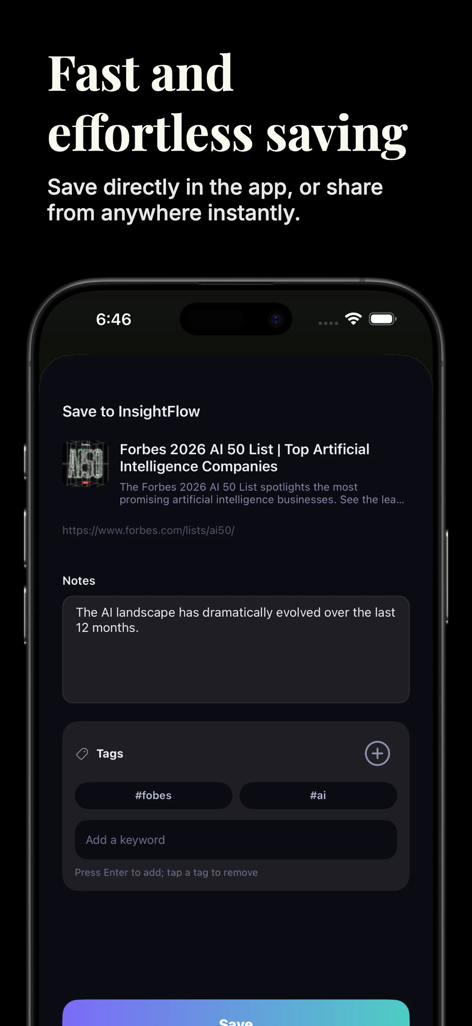 Insight Flow screenshot 2