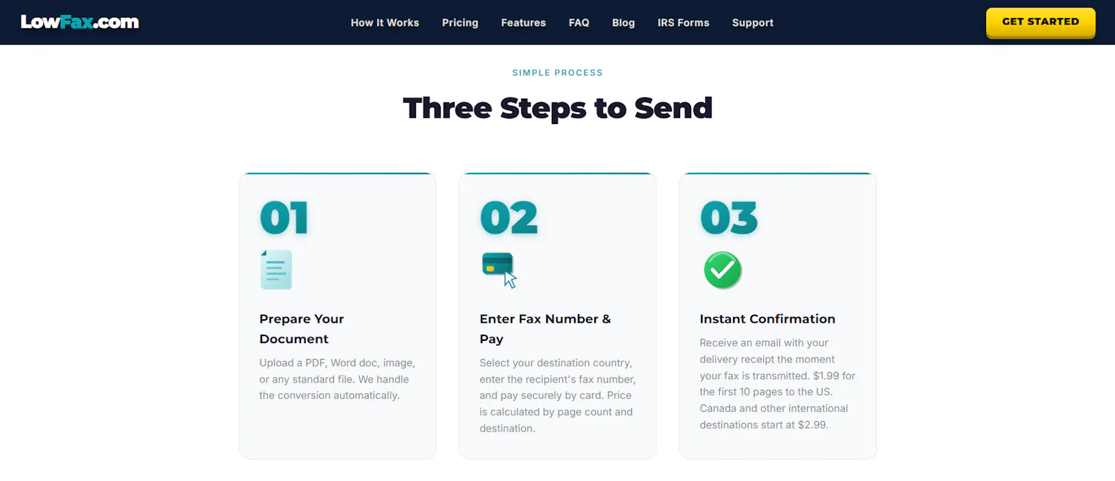 LowFax.com screenshot 3